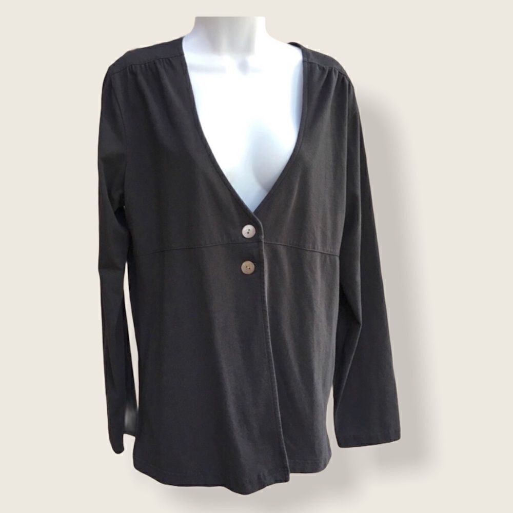 Magellan’s Travel Gear Light 2 Button Lightweight Jersey Knit Cardigan
